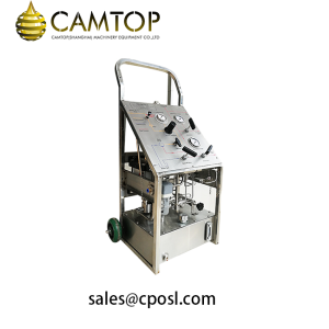 Пневматический Safety Высокого давления Portable Гидравлический Насос Test Bench Trolley
