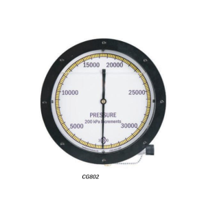 CG802 Гидравлический 8.5 Inch Манометр