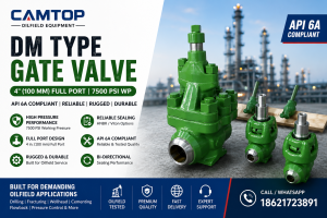DEMCO TYPE DM Задвижка 4" 7500 PSI Full Port | API 6A Oilfield Задвижка