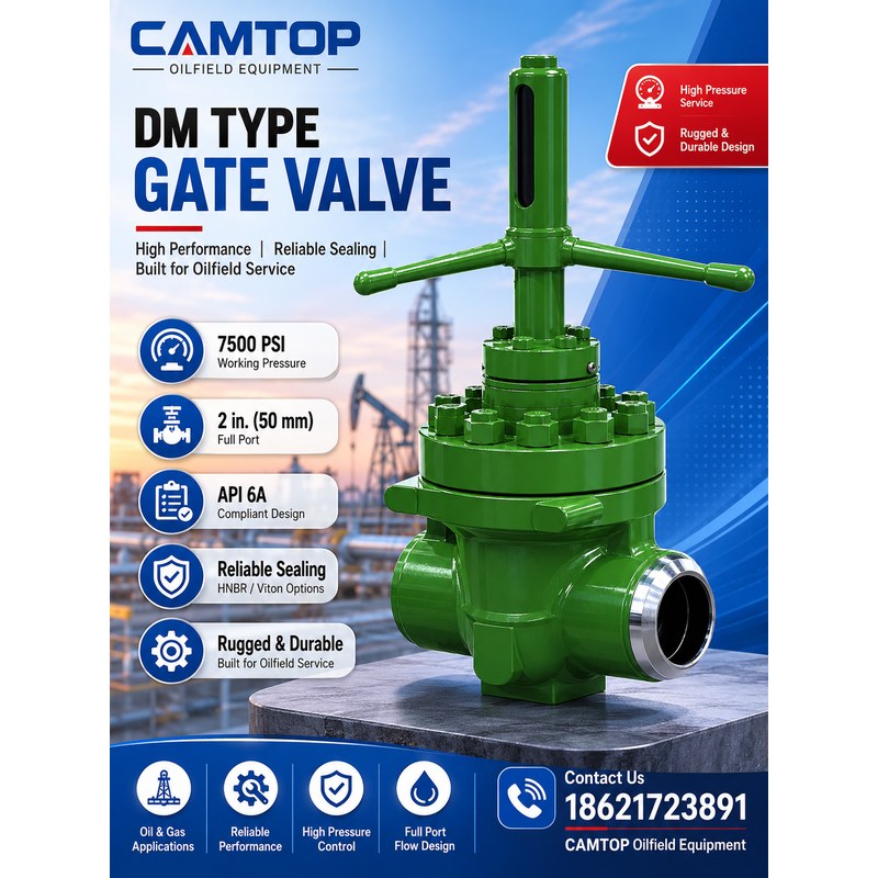 DM Задвижка 2" 7500 PSI Full Port | API 6A Oilfield Задвижка