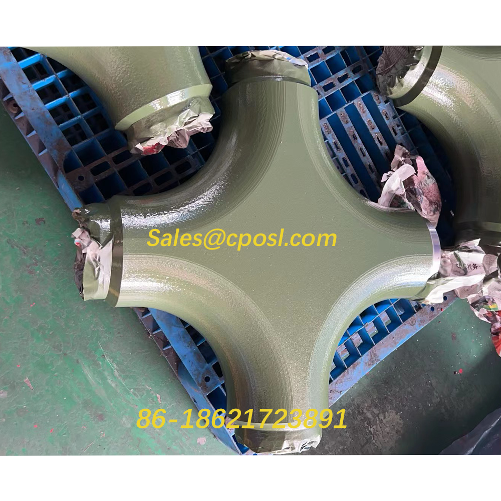 AISI 4130 2" SCH XXS FULL FLOW CROSS 10K PSI