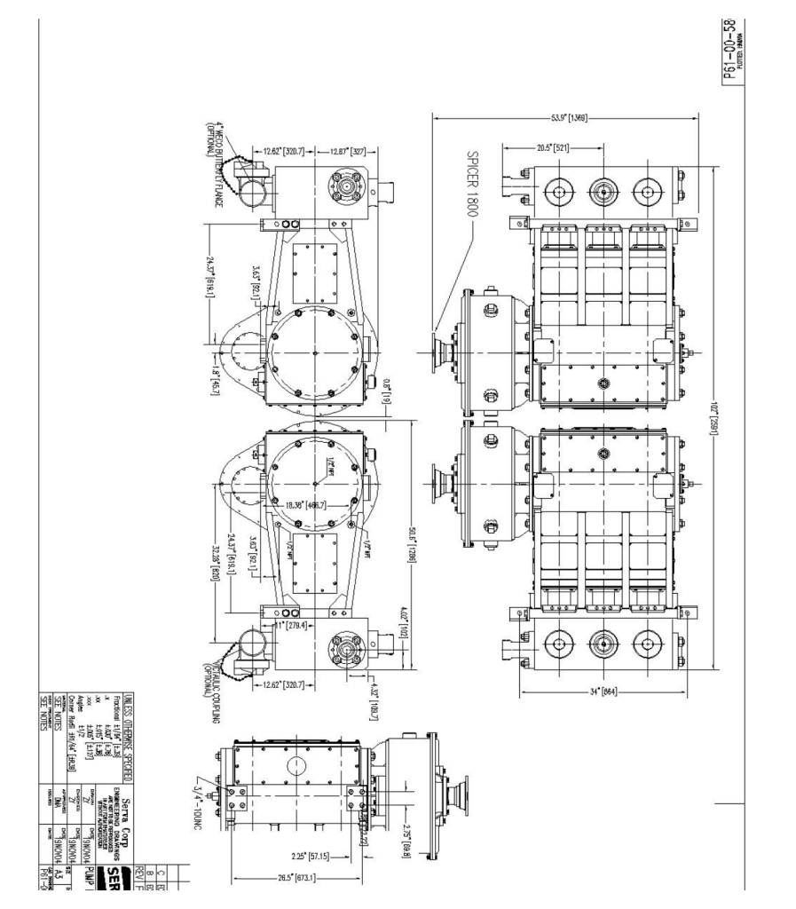 Триплексный плунжерный насос SERVA TPD600 — 2