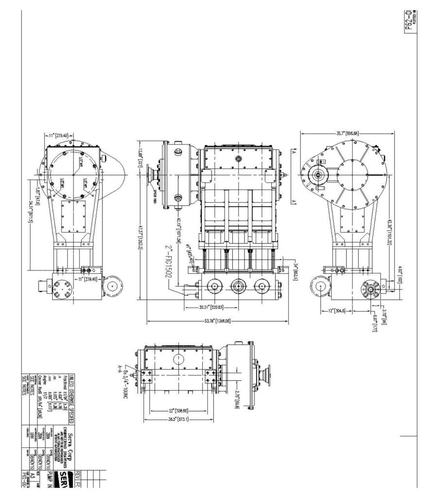 Триплексный плунжерный насос SERVA TPD600 — 5