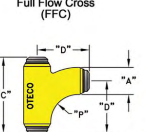 Тройник длинного радиуса | Long Sweep Tee (LST) — манифольдные фитинги